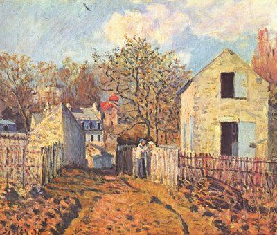 ヴォワサン村 作： Alfred Sisley